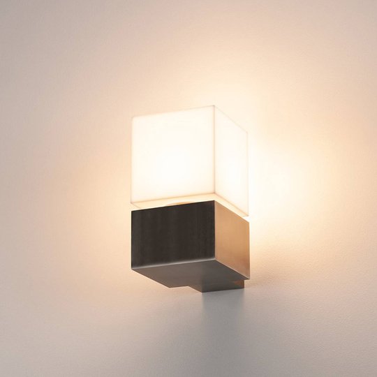 SLV Square LED-utomhusvägglampa, dimbar