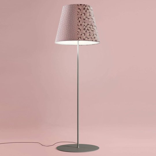 Axolight Melting Pot 55 golvlampa rosa mönstrad