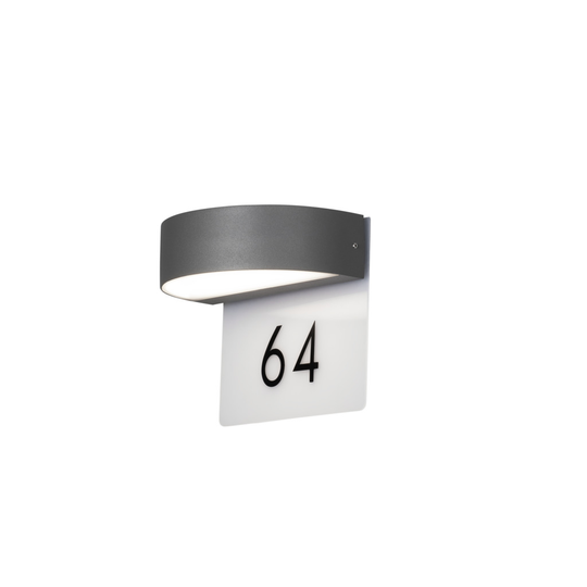 Monza vägglykta 2x4,5W LED grå (Antracit)