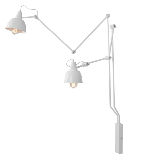 Aida vägglampa (Vit)