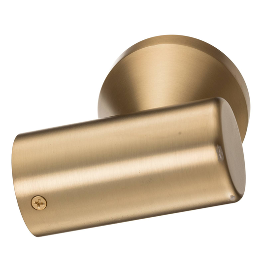 LED-vägglampa Key, 1 lampa, matt guld