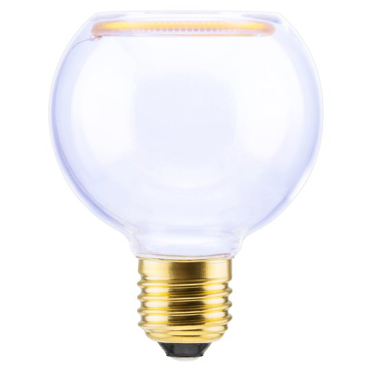 SEGULA LED-Floating-globlampa G80 E27 5W klar