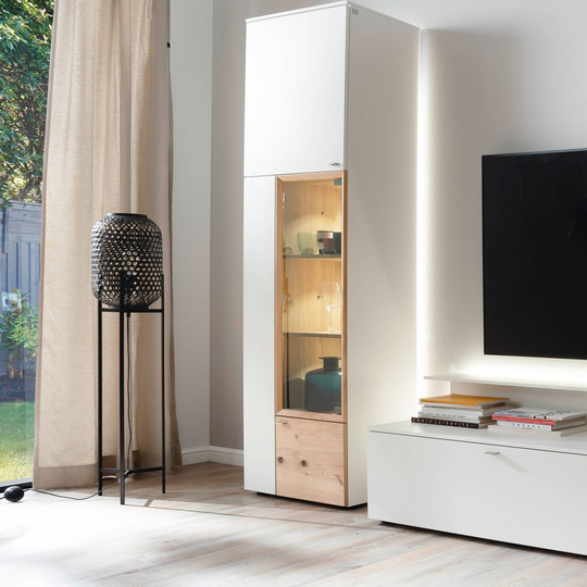 Schöner Wohnen Calla golvlampa 1 lampa svart