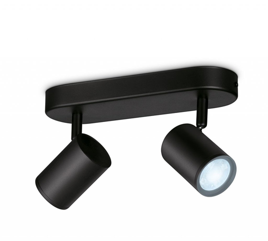 10W Imageo Wiz Spots Svart X2