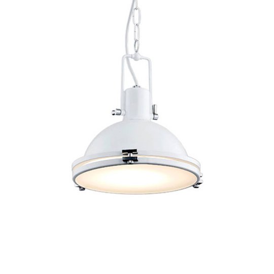 Hänglampa Kemi, vit, Ø 26 cm