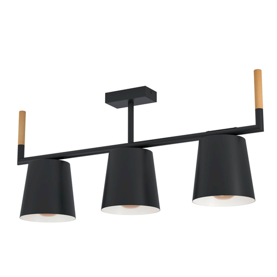 Lacey plafond (Svart)