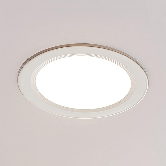 ELC Pan LED-inbyggnadspanel rund 3 000 K Ø 22,5 cm