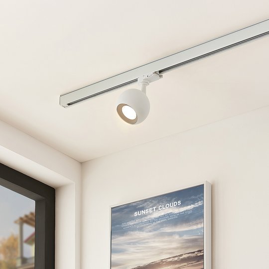 Arcchio Ensar 3-fas spotlight, vit