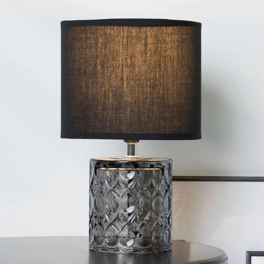 Pauleen Crystal Glow bordslampa med glasfot