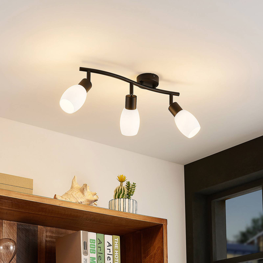 Lindby Ilmana LED-taklampa, 3 lampor, avlång