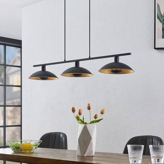 Lindby Narisara balkpendellampa, 3 lampor