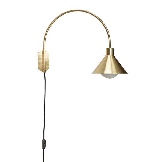 Pipe vägglampa (Mässing)