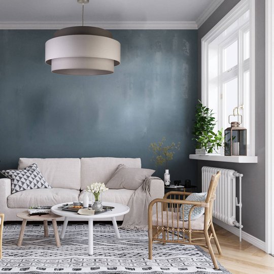 Hänglampa Space, grå/antracit