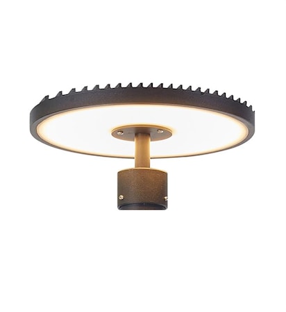 Plate Lamphuvud till 107122 Svart