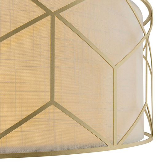Maytoni Messina hänglampa linskärm beige