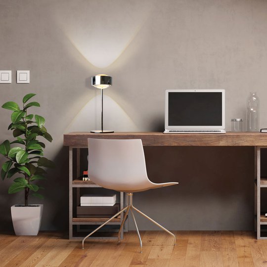 LED-bordslampa Puk Meg Maxx Eye Table 37 cm krom