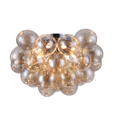 Balbo Taklampa Nickel/Cognac