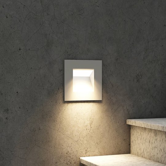 Arcchio Zamo LED-inbyggnadslampa, silver