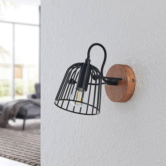 Lindby Adalin vägglampa, bur
