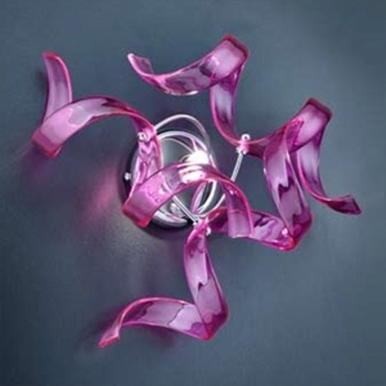 Ovanlig vägglampa MAGENTA