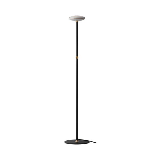 Shade ØS1 golvlampa ringar mässing fot svart