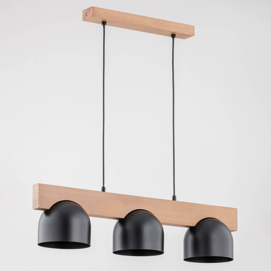 Envolight Afon hänglampa, 3 lampor bok/svart
