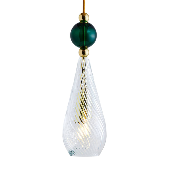EBB & FLOW Smykke M guld crystal swirl murgröna