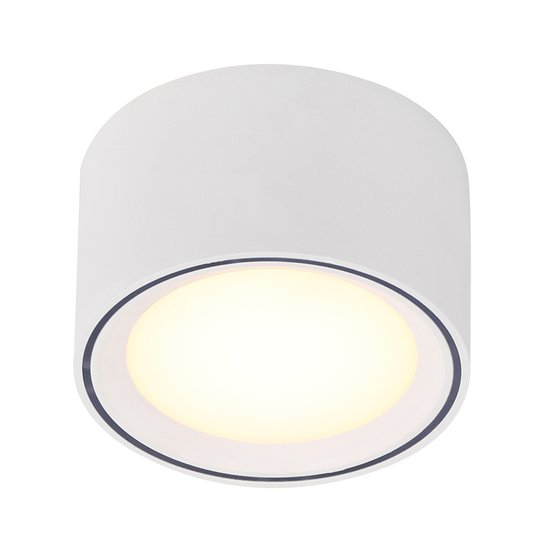 LED-taklampa Fallon, 6 cm hög