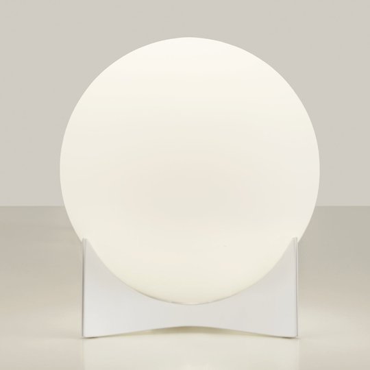 Terzani Oscar bordslampa av glas, vit