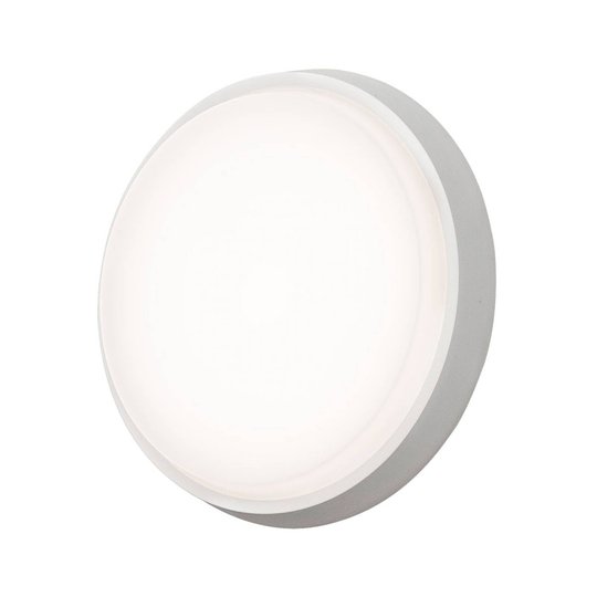 LED-utomhusvägglampa Cesena, rund