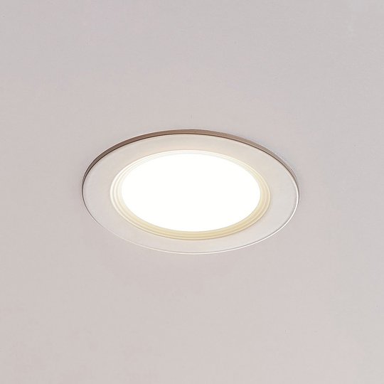 ELC Pan LED-inbyggnadspanel rund, 3 000 K Ø 12 cm
