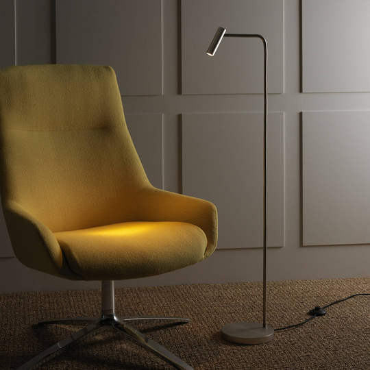 Astro Enna LED-golvlampa, nickel matt