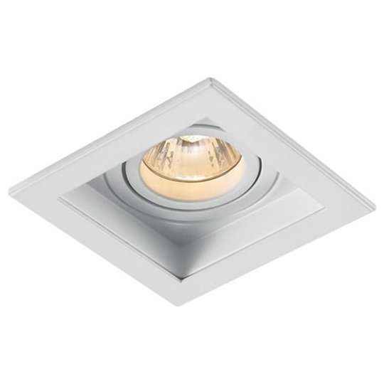 Modern downlight Sulima, vit-vit