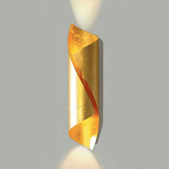 Knikerboker Hué LED-vägglampa höjd 54 cm bladguld