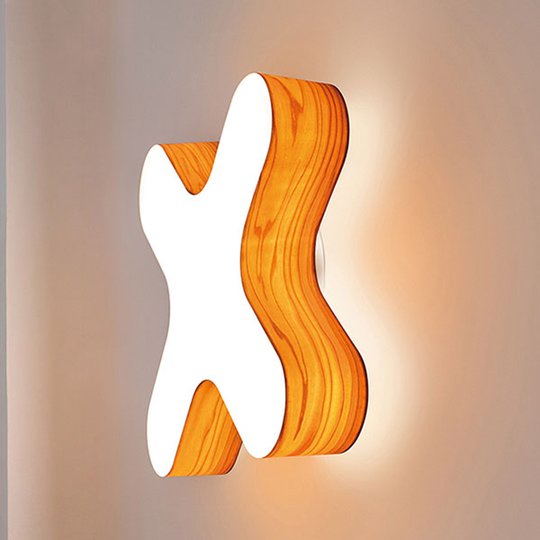 LZF X-Club LED-vägglampa 0-10 V dim gul