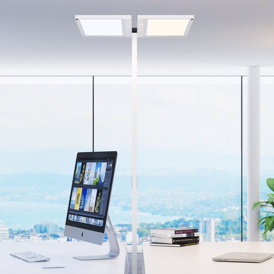 Regent Lighting Lightpad LED 2 lampor fot mitt vit