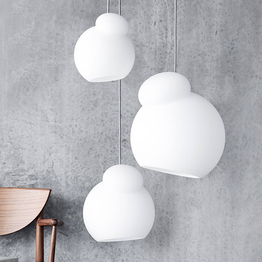 FRANDSEN Air pendellampa av glas Ø 22 cm