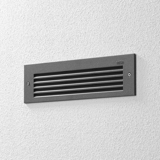 BEGA 33018 LED-vägginbyggnad 3 000 K grafit 26 cm