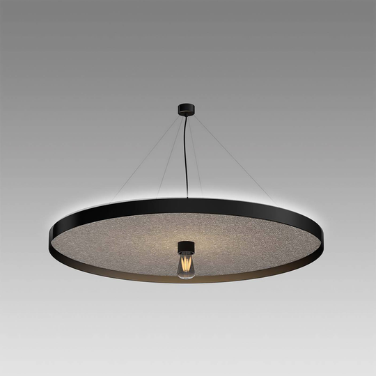 LEDWORKS Sono-LED Round E27 pendel ramp av grå
