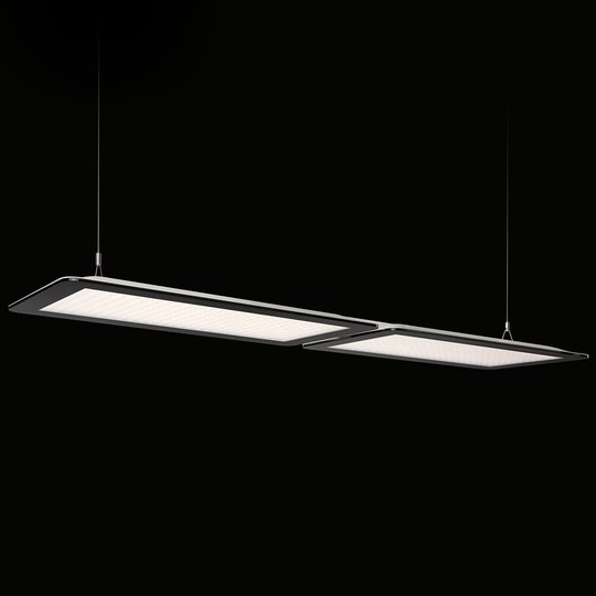Dubbel LED-hänglampa Dome-P-K2 till kontor