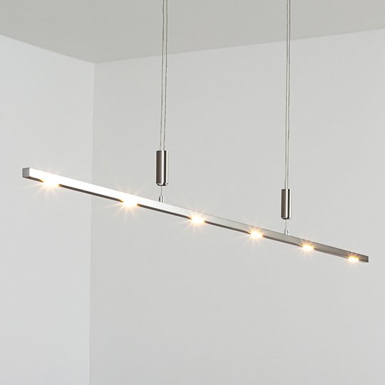 Höjdjusterbar LED-hänglykta Tolu, 140 cm