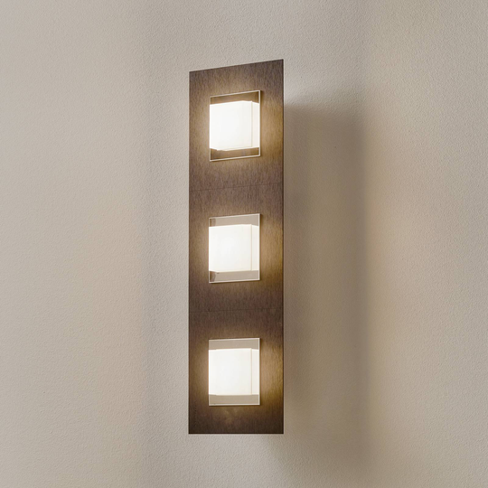 GROSSMANN Basic LED-vägglampa 3 lampor svart