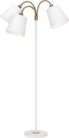 Golvlampa Cia 3-arm med Lampskärm Cia