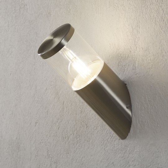 Utomhusvägglampa Hanneli, sned
