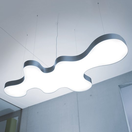 Molnformad LED-hänglampa Amorphicon P1 160