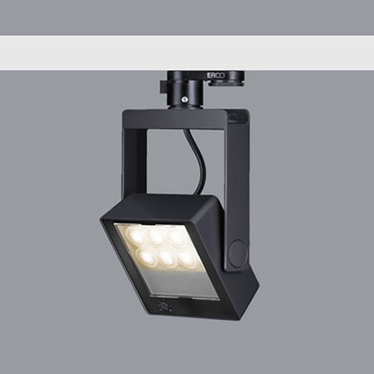 ERCO Logotec 230V spot 12W wallwash 930 black