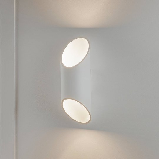 Vägglampa Saturn 30, up/down, vit