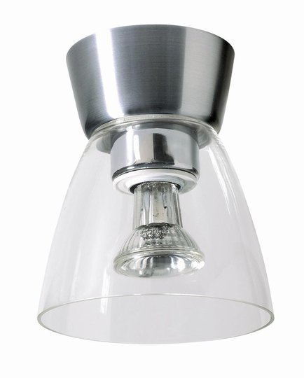 Bizzo aluminium/klar LED (Aluminium)