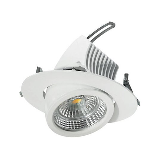 Svängbar LED-inbyggnadsspot 15 cm, 18 W