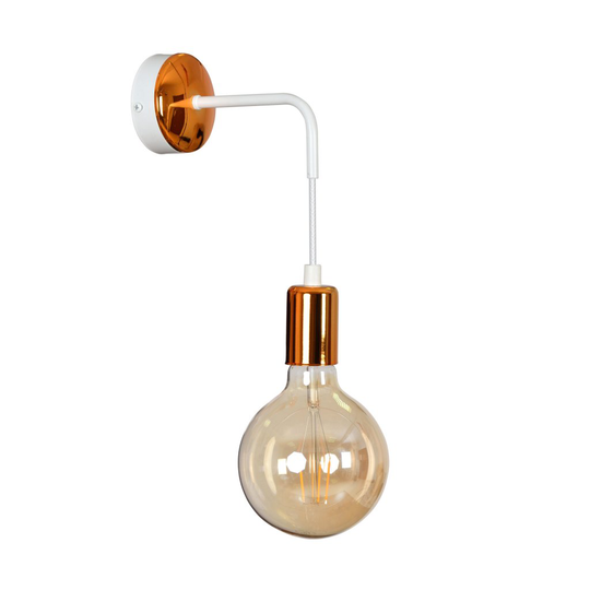 Universal K1 vägglampa (Vit)